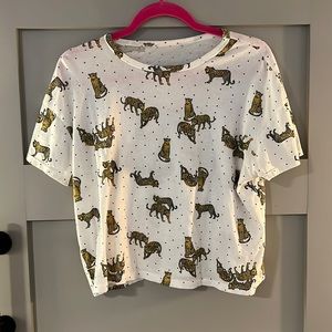 Zara Leopard Tee